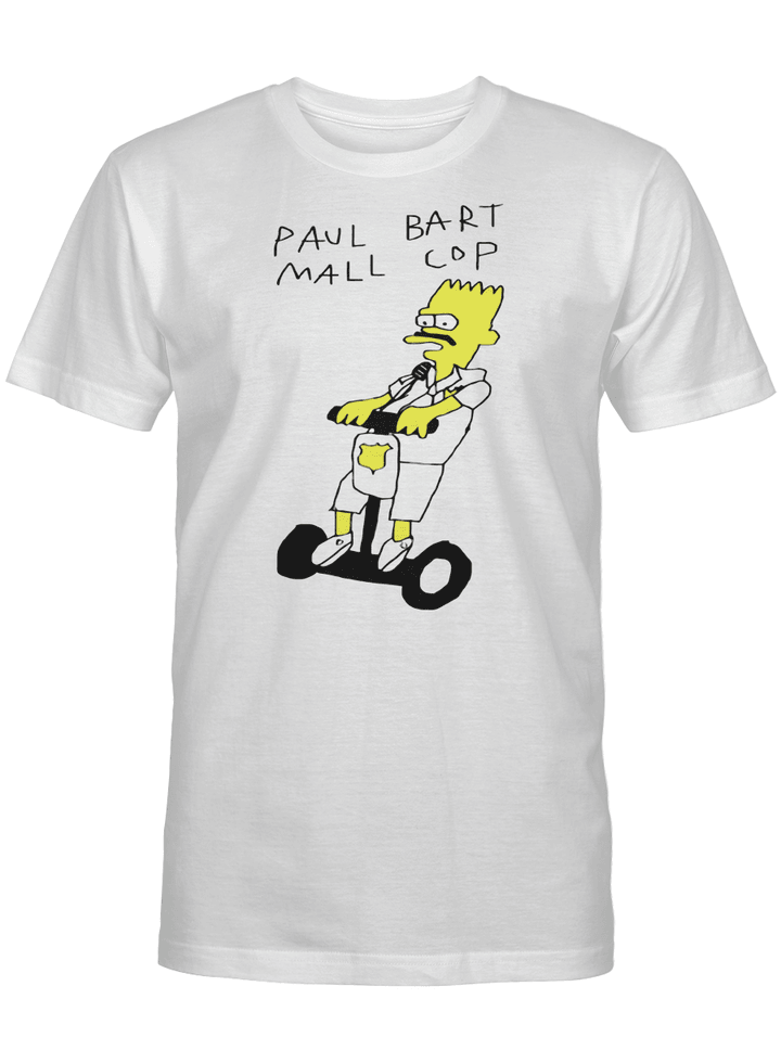 Paul Bart Mall Cop T-Shirt - Bart Simpson