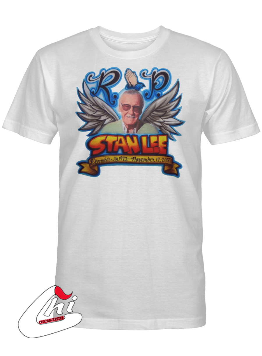 Rest In Peace Stan Lee T-Shirt - RIP Stan Lee 28/12/1992 - 11/12/2018