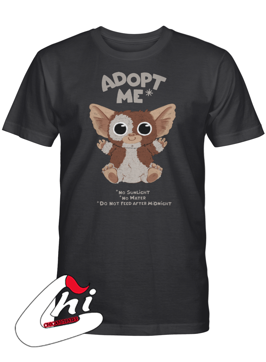 Adopt Me T-Shirt - No Sunlight No Water Do Not Feed After Midnight
