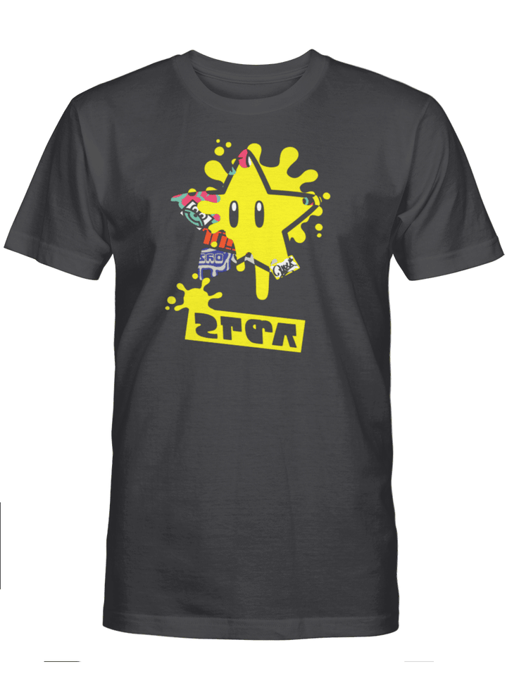 Super Star - Splatoon 2 - Super Mario Splatfest T-Shirts Super Mario's 35th Anniversary