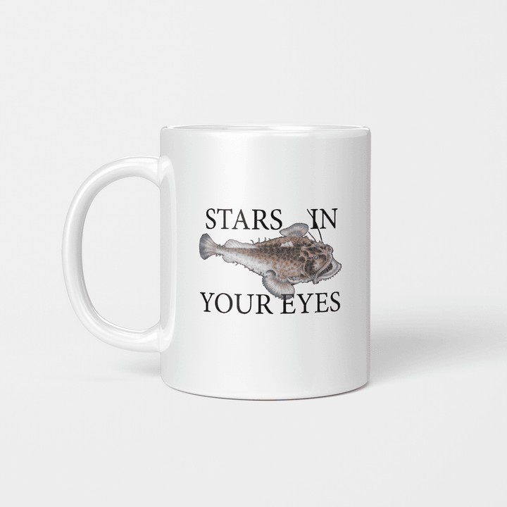 Stars in Your Eyes Fish Mug