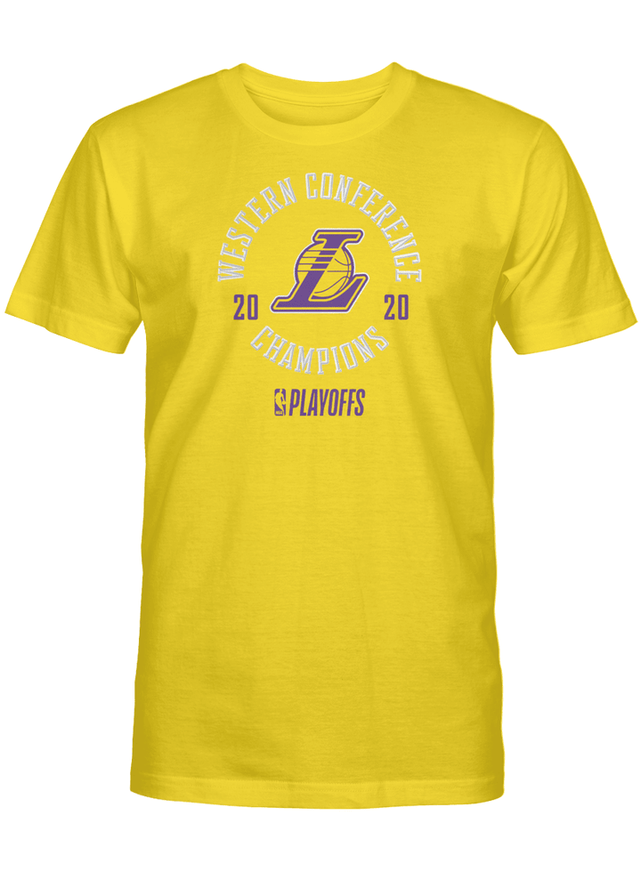 Los Angeles Lakers 2020 Western Conference Champions Deliver Roster T-Shirt