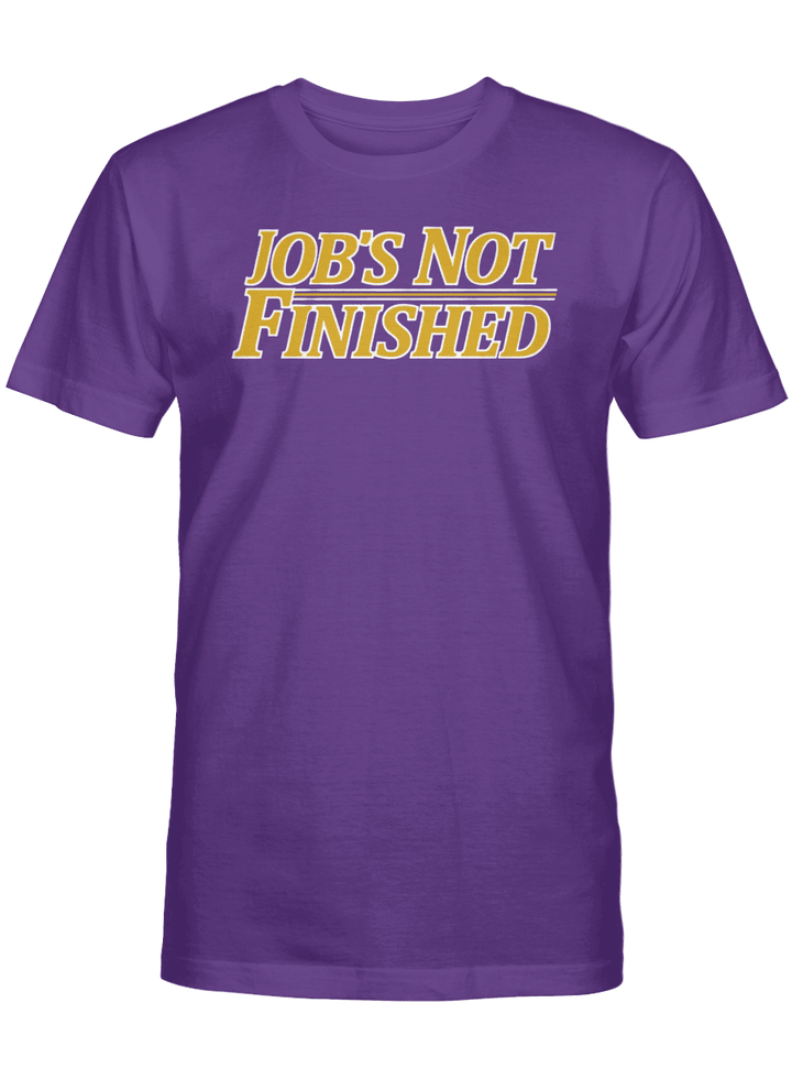 Job's Not Finished T-Shirt, Kobe Bryant - Los Angeles Lakers