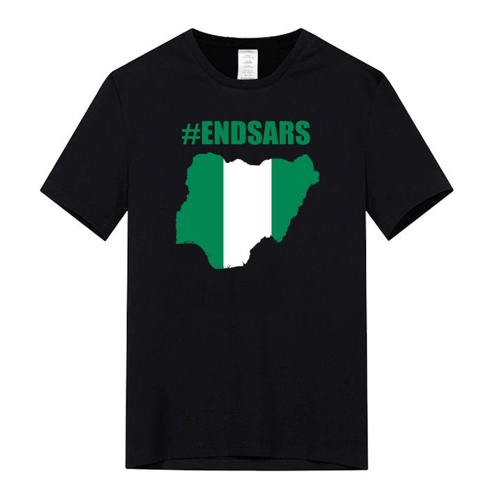 Lewis Hamilton Endsars Nigeria Map T-Shirt - Chicabulls