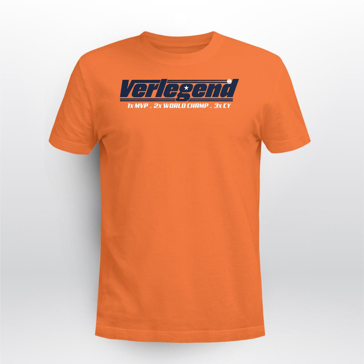 Justin Verlander VERLEGEND T-Shirt - Houston Astros