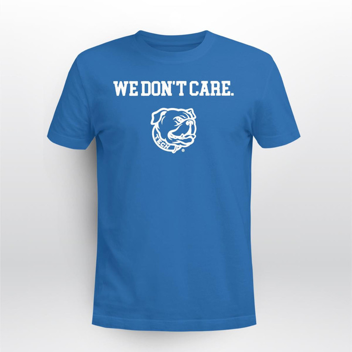 We Don’t Care Bulldog head logo Shirt