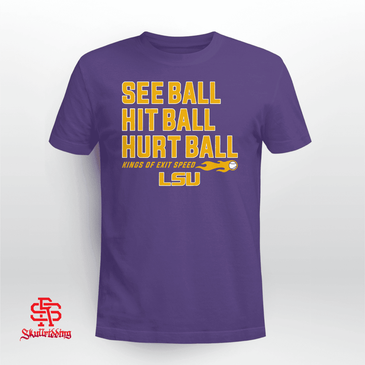 See Ball Hit Ball Hurt Ball Shirt
