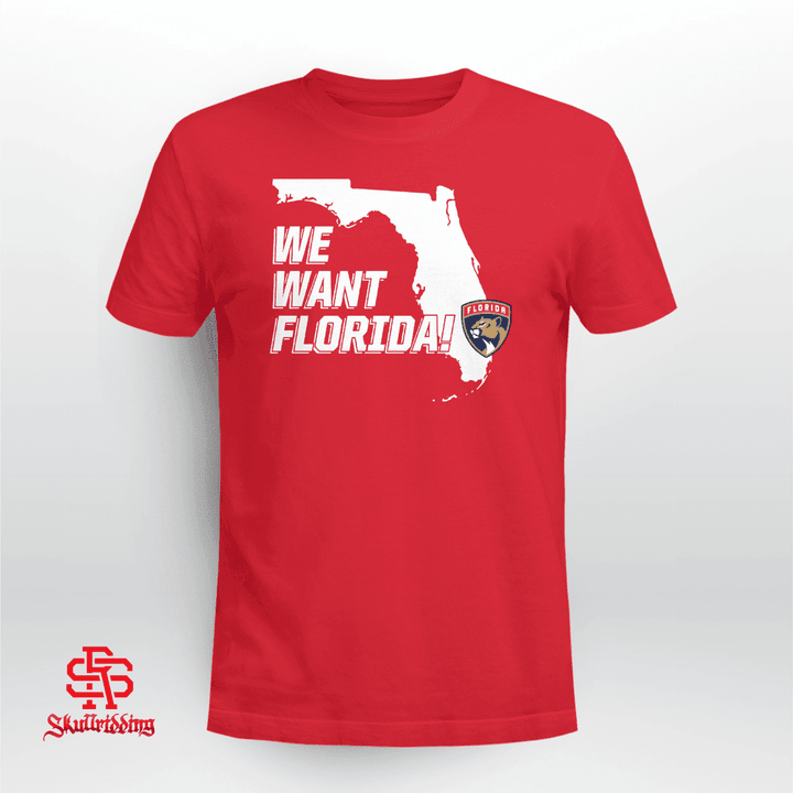 Florida Hockey We Want Florida Shirt
