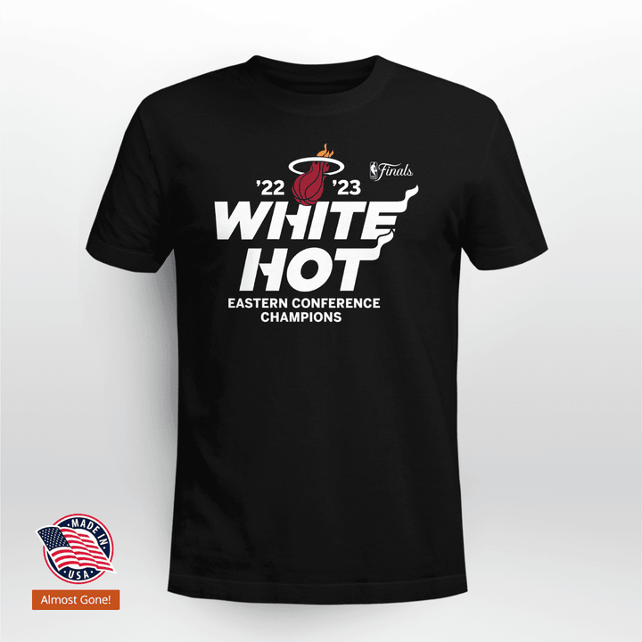 Miami Heat White Hot 2023 Eastern Conference Champions Shirt