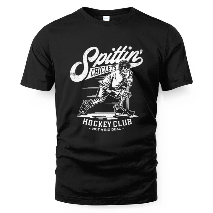 Spittin Chiclets Hockey Club Skel T-Shirt and Hoodie
