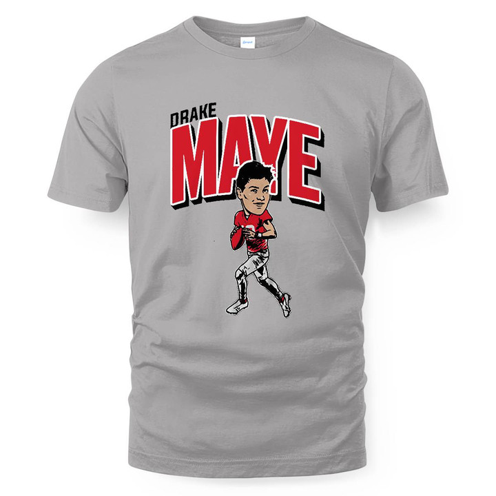New England Patriots Drake Maye Caricature T-Shirt and Hoodie