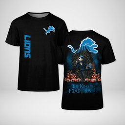 Detroit Lions Game of Throne Jack Skellington Halloween Apparel