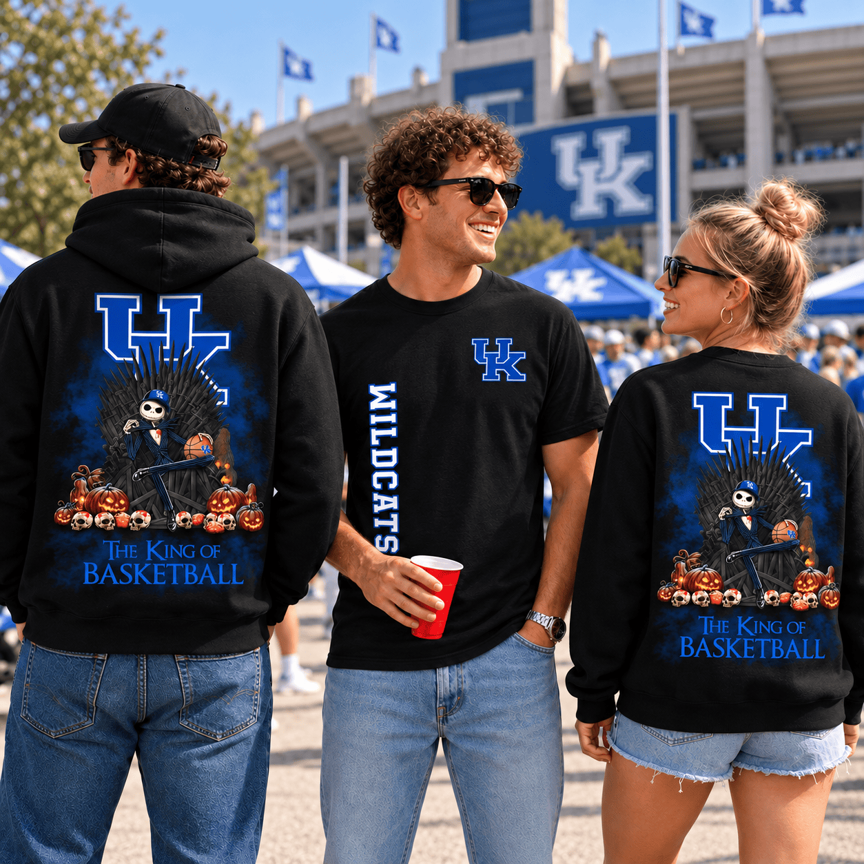 Kentucky Wildcats Game of Throne Jack Skellington Halloween Apparel