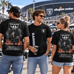 Las Vegas Raiders Game of Throne Jack Skellington Halloween Apparel