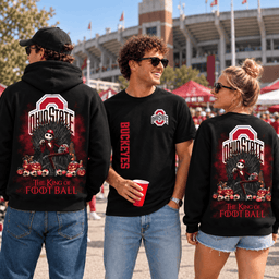 Ohio State Buckeyes Game of Throne Jack Skellington Halloween Apparel