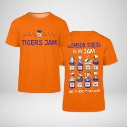 Clemson Tigers is my Jam Snoopy Apparel