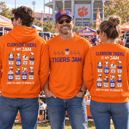 Clemson Tigers is my Jam Snoopy Apparel