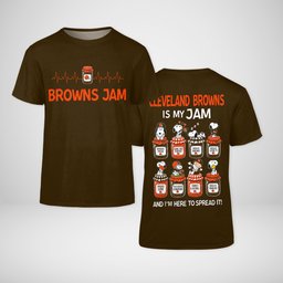 Cleveland Browns is my Jam Snoopy Apparel