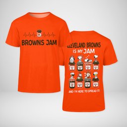 Cleveland Browns is my Jam Snoopy Apparel
