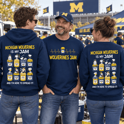 Michigan Wolverines is my Jam Snoopy Apparel