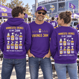 Minnesota Vikings is my Jam Snoopy Apparel