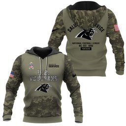 Carolina Panthers Military Appreciation U.S. Veterans Camo