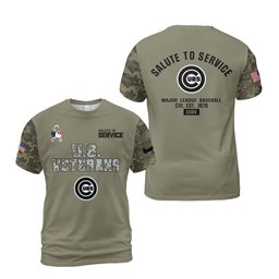 Chicago Cubs Military Appreciation U.S. Veterans Camo