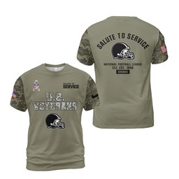 Cleveland Browns Military Appreciation U.S. Veterans Camo