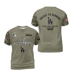 Los Angeles Dodgers Military Appreciation U.S. Veterans Camo