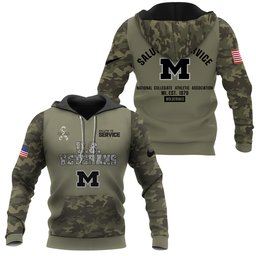 Michigan Wolverines Military Appreciation U.S. Veterans Camo