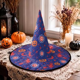 Chicago Cubs Halloween Quilted Witch Hat