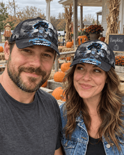 Carolina Panthers Horror Movie Characters Baseball Cap