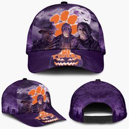 Clemson Tigers Horror Movie Characters Baseball Cap