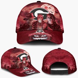 Georgia Bulldogs Horror Movie Characters Baseball Cap