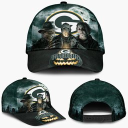 Green Bay Packers Horror Movie Characters Baseball Cap