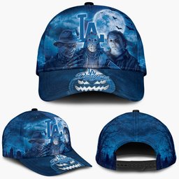 Los Angeles Dodgers Horror Movie Characters Baseball Cap