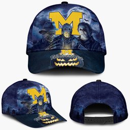 Michigan Wolverines Horror Movie Characters Baseball Cap