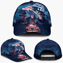 New England Patriots Horror Movie Characters Baseball Cap