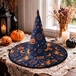 Auburn Tigers Halloween Quilted Witch Hat
