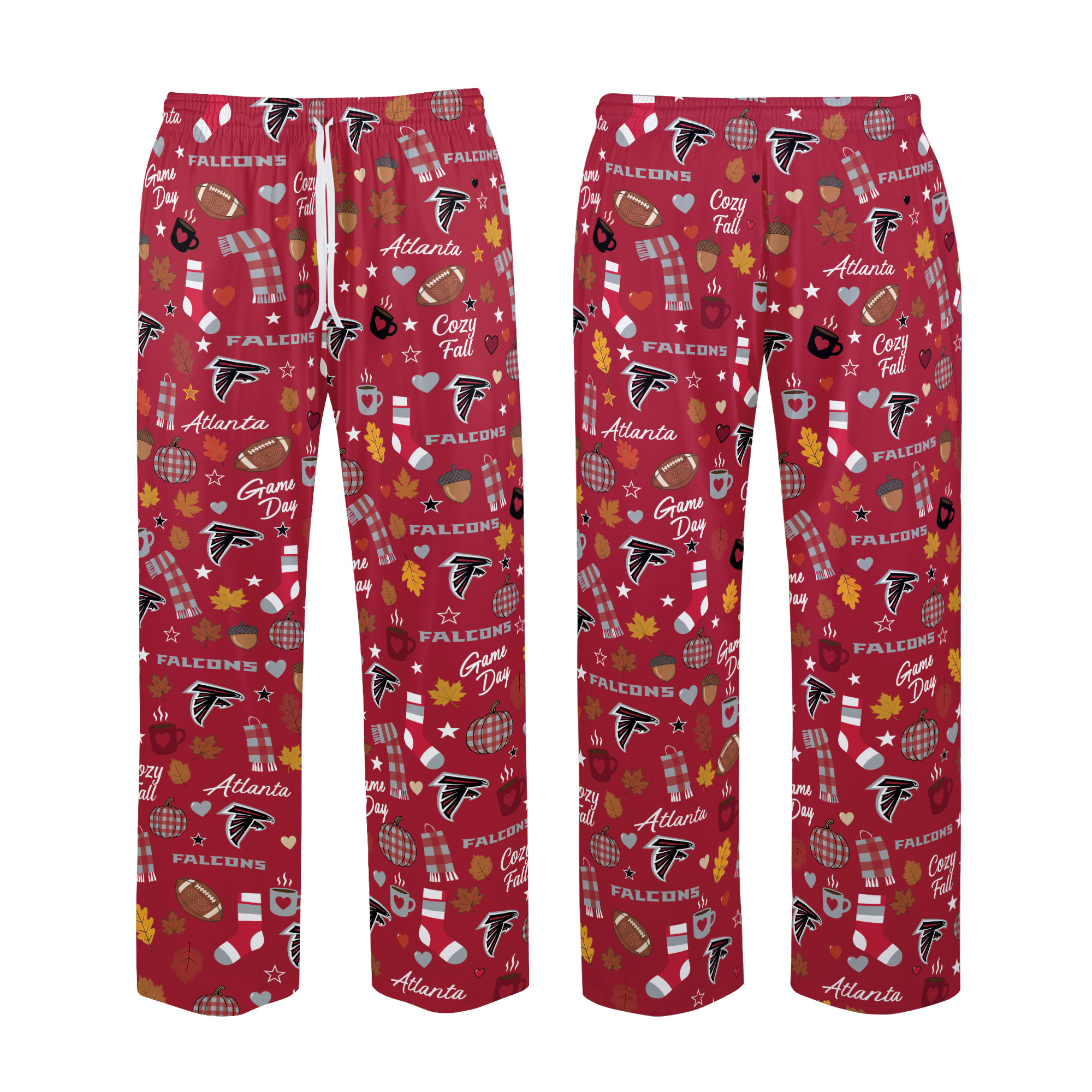 Atlanta Falcons Cozy Fall Loose Pajama Pants