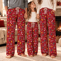 Atlanta Falcons Cozy Fall Loose Pajama Pants