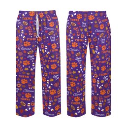 Clemson Tigers Cozy Fall Loose Pajama Pants