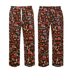 Cleveland Browns Cozy Fall Loose Pajama Pants