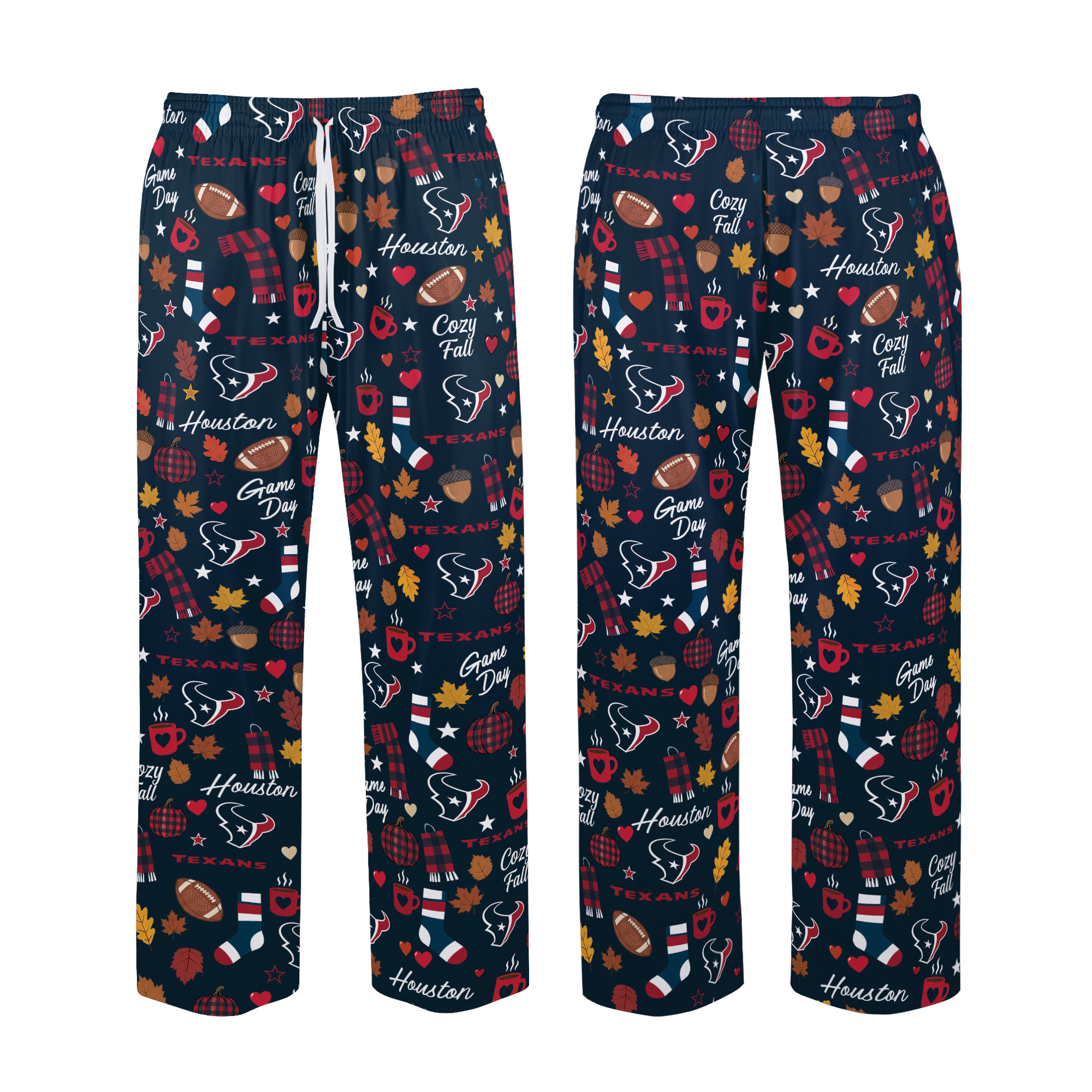 Houston Texans Cozy Fall Loose Pajama Pants