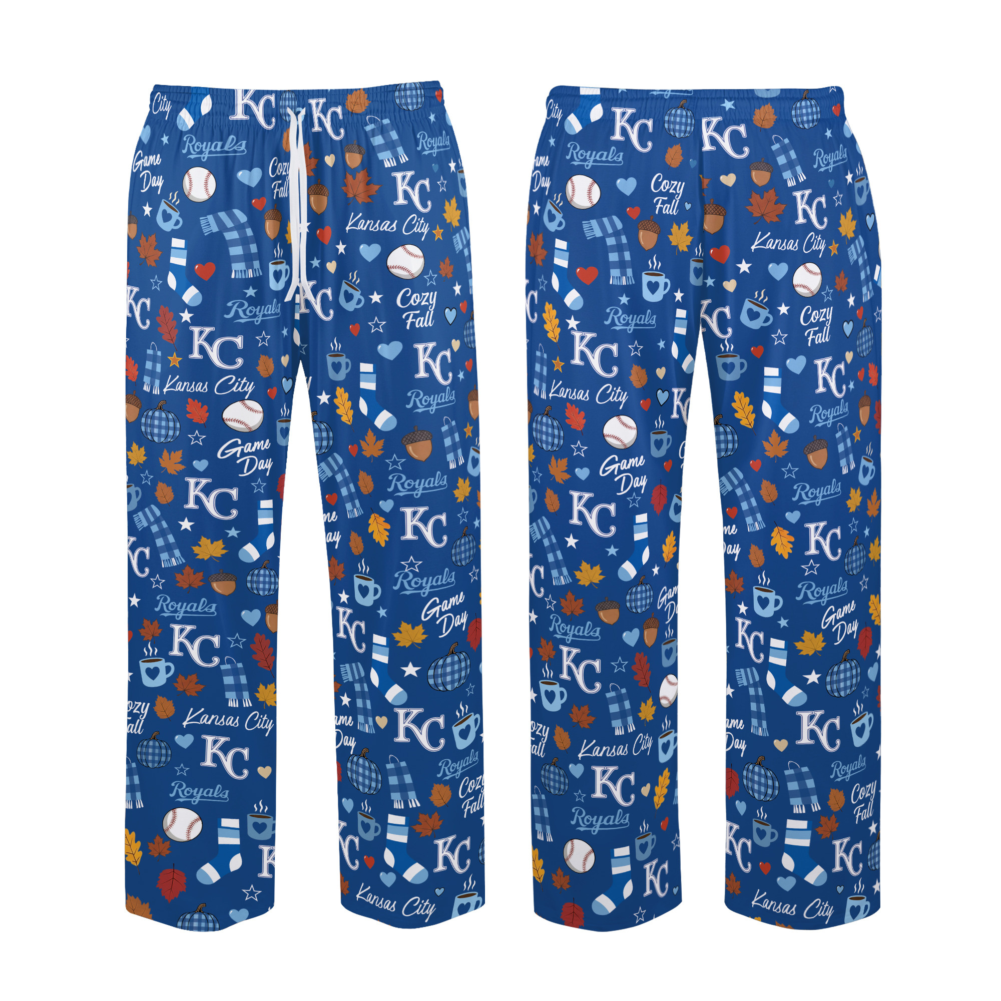 Kansas City Royals Cozy Fall Loose Pajama Pants