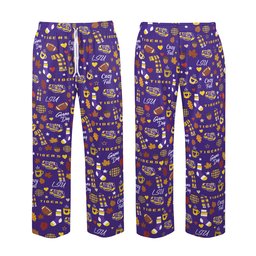 LSU Tigers Cozy Fall Loose Pajama Pants