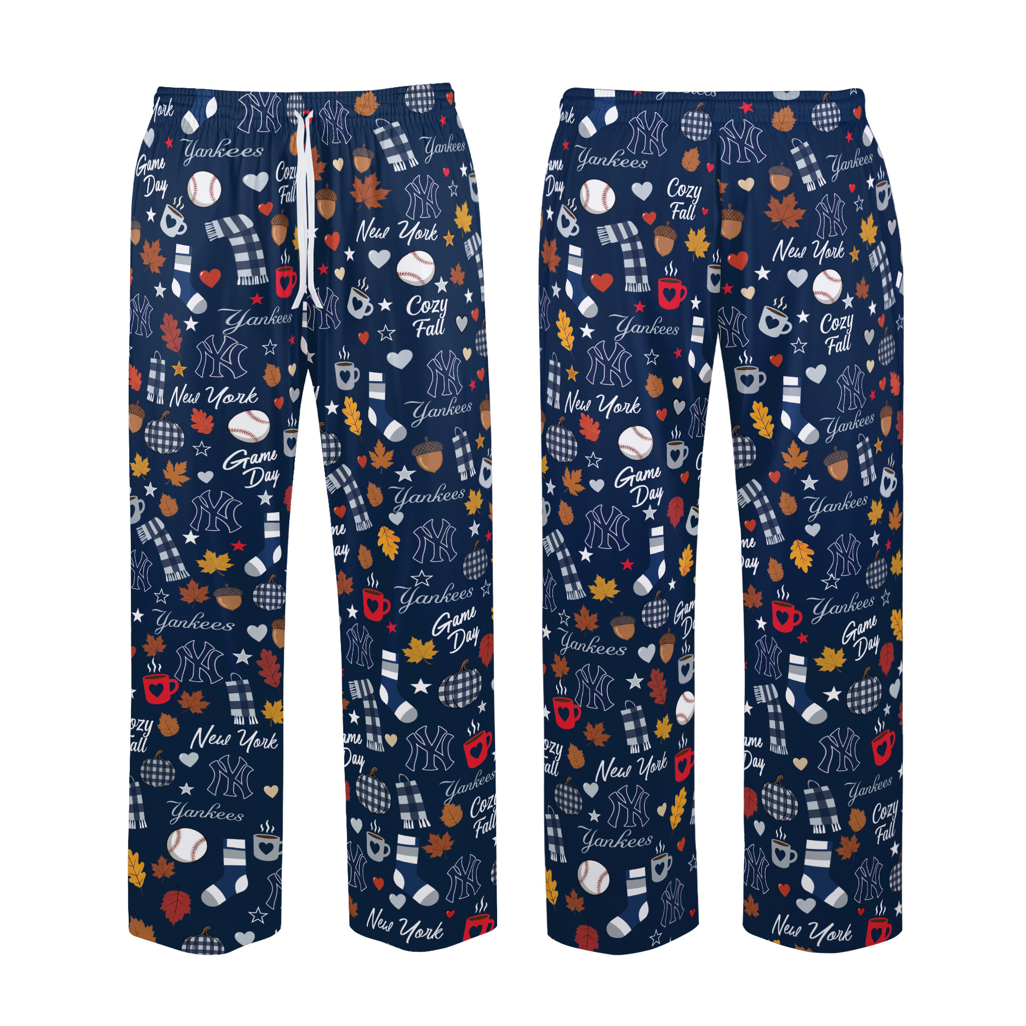 New York Yankees Cozy Fall Loose Pajama Pants