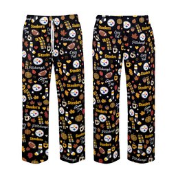 Pittsburgh Steelers Cozy Fall Loose Pajama Pants
