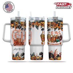 Denver Broncos Tis The Season Personalized 40oz Tumbler