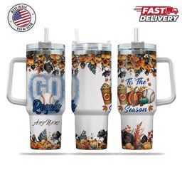 Kansas City Royals Tis The Season Personalized 40oz Tumbler